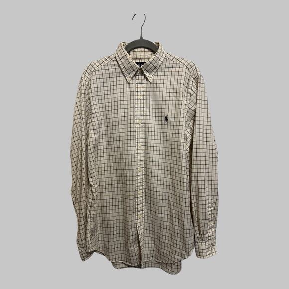 Ralph Lauren Classic Fit Long Sleeve Muted Colors Old Money Country Club Size M - Picture 10 of 10